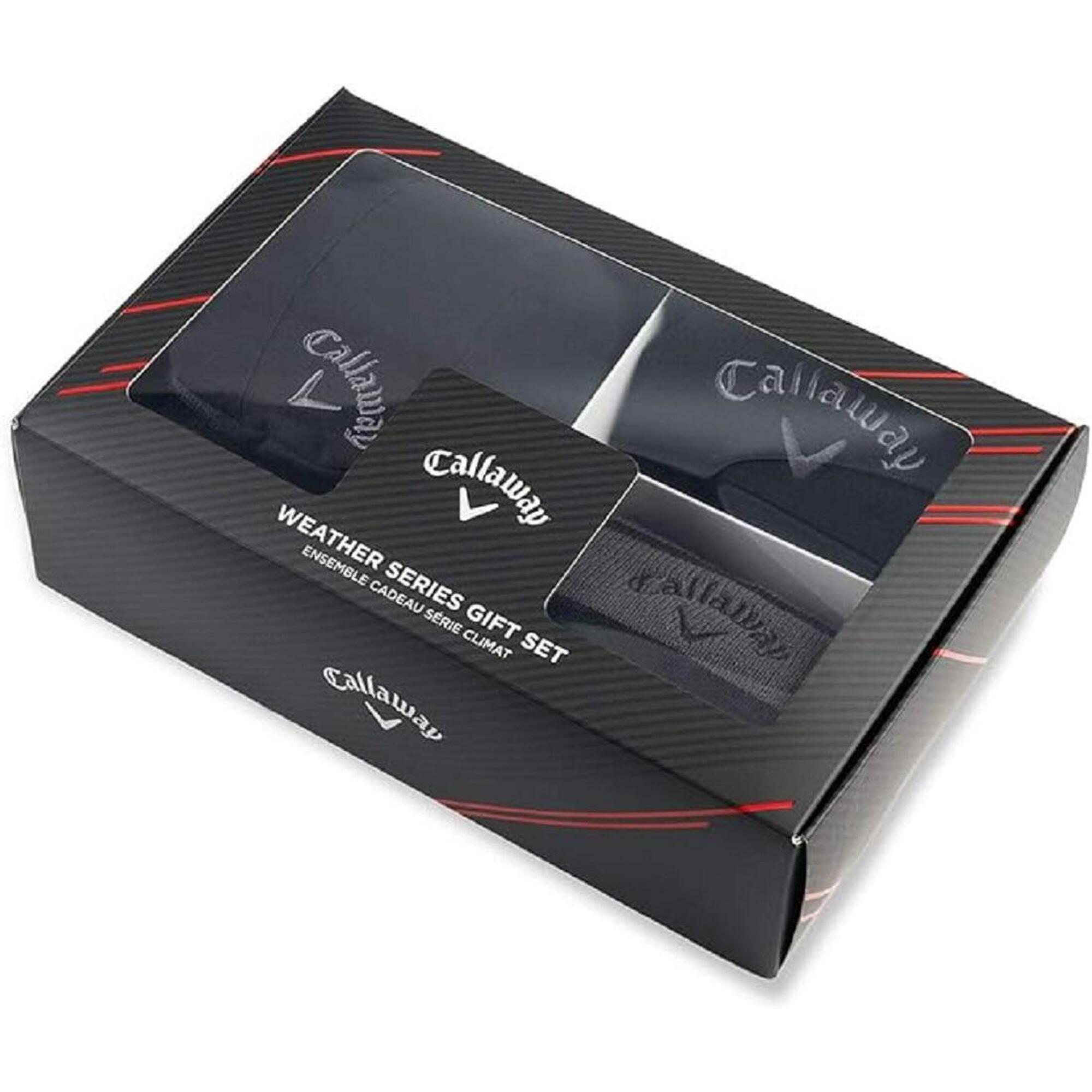 Callaway - Ensemble D'Hiver Callaway Golf Noir : Bonnet / Moufles / Cache-cou - Casquette - Gris|noir - Taille Unique - Decathlon
