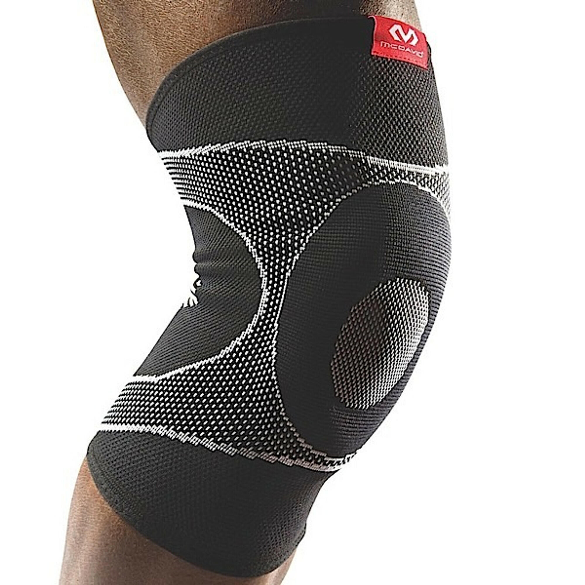 Mcdavid - Genouillère Mcdavid 4-way Elastic Avec Contreforts Gel - Genouillère - Noir - 48 Xl - Decathlon