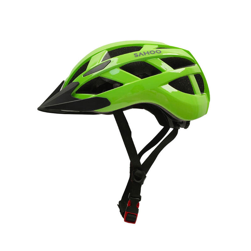 Kask rowerowy In-mould z lamką Sahoo