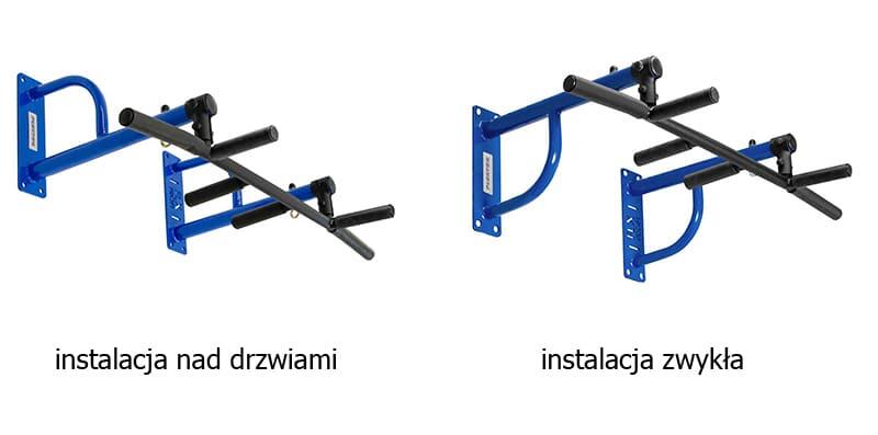 Tytan Barre de Traction Murale Noire 2/7