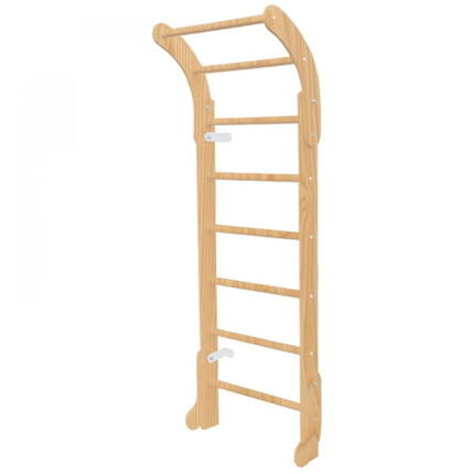 Kinder Gymnastik Sprossenwand Klettergerüst Mini Blau Holz Turngerät Bar