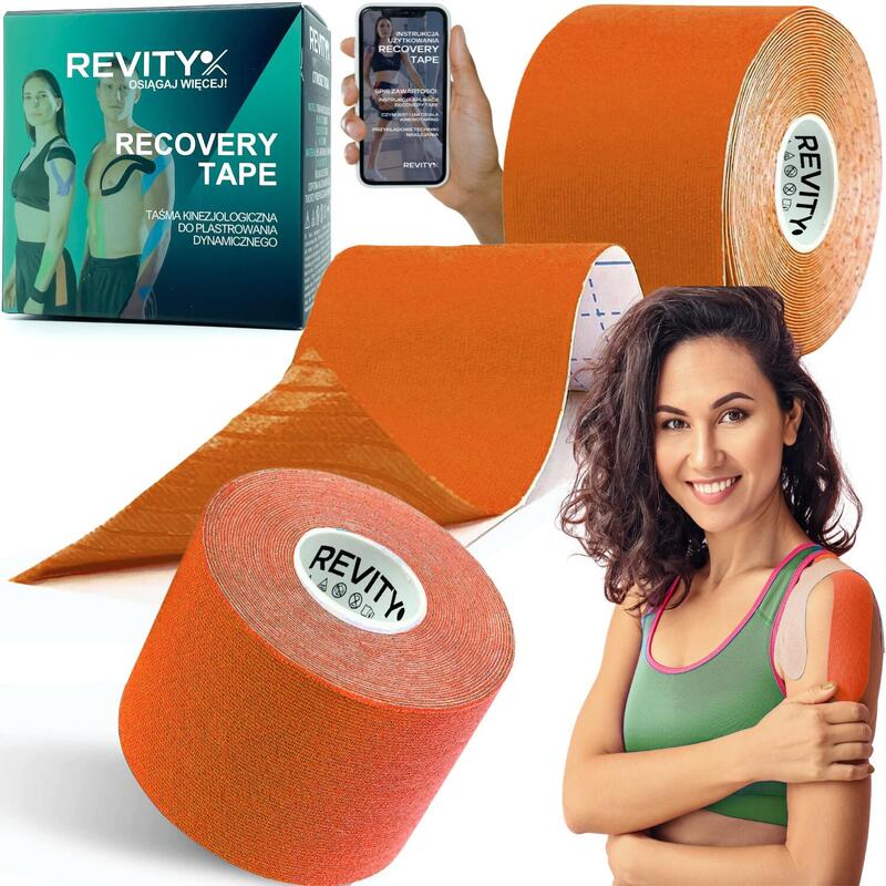 Kinesiology tape 1 szt. 5m Tejpy taśma kinezjologiczna plastry kinesio na kolano