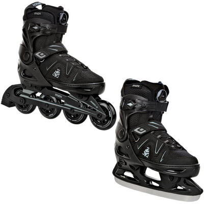 Patines Hockey Patines 2en1 Pulse PRO FitGo Negro