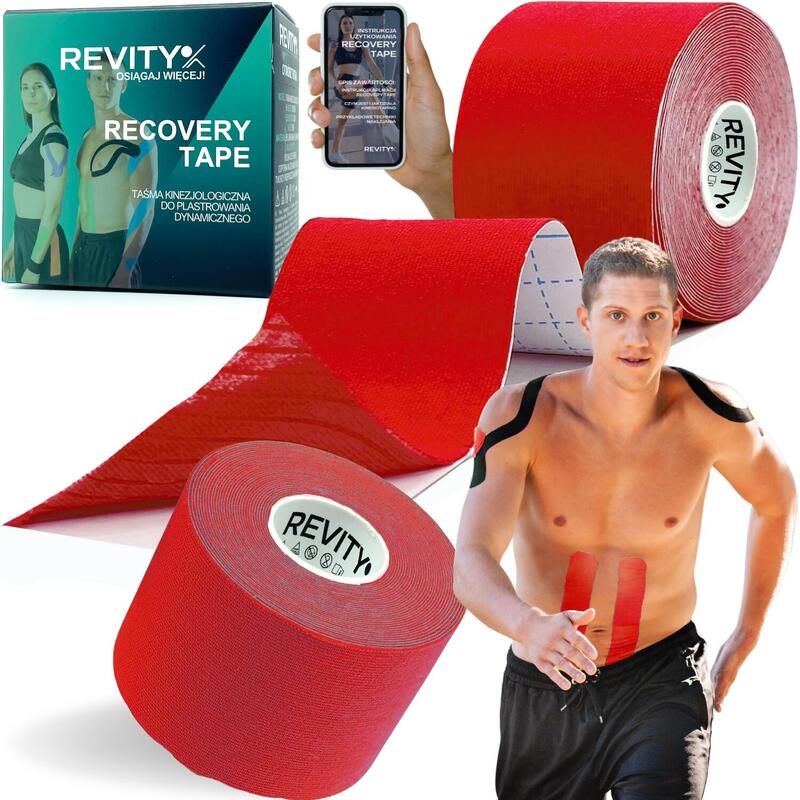 Kinesiology tape 1 szt. 5m Tejpy taśma kinezjologiczna plastry kinesio na kolano