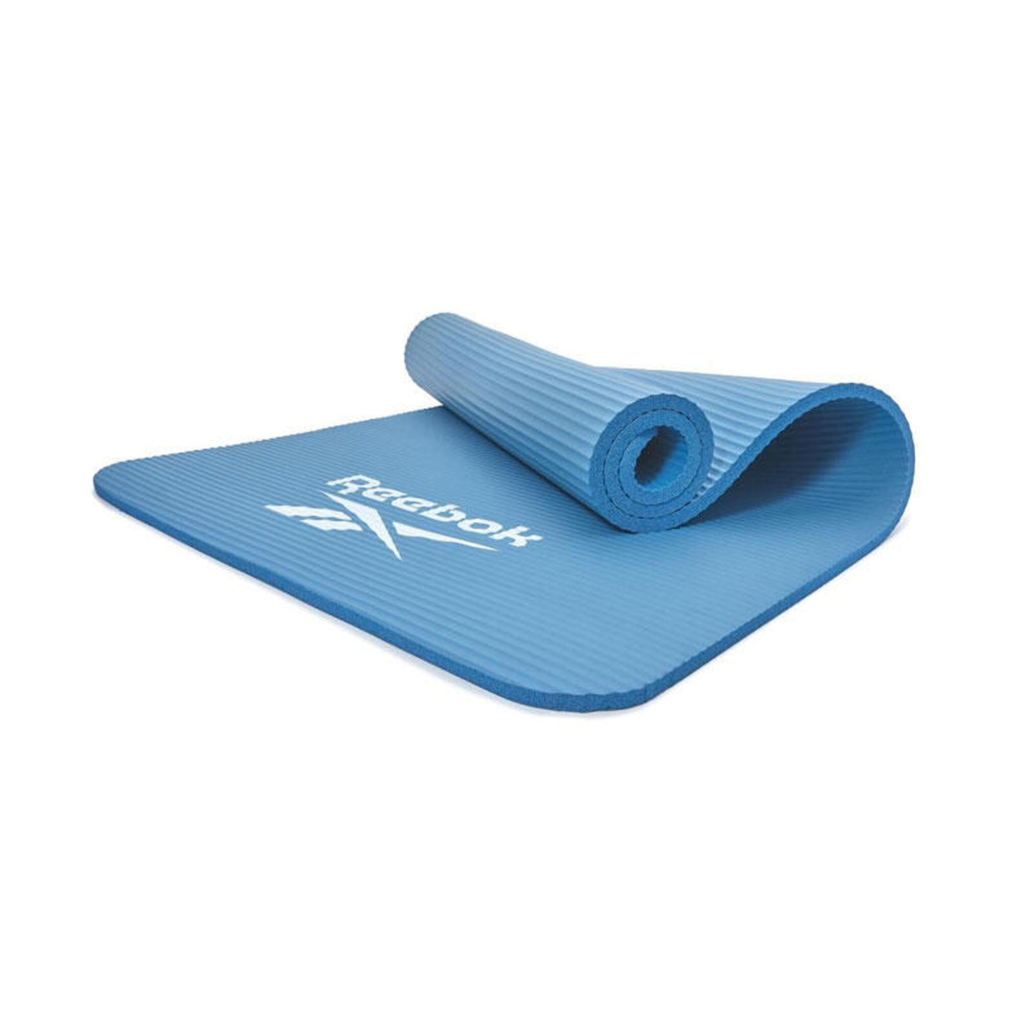 Reebok 15mm Training Yoga Mat with Strap REEBOK - Decathlon