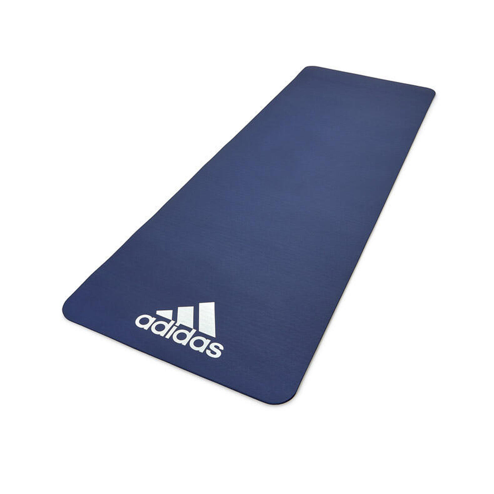 Adidas 7 mm fitnessmat - Blauw