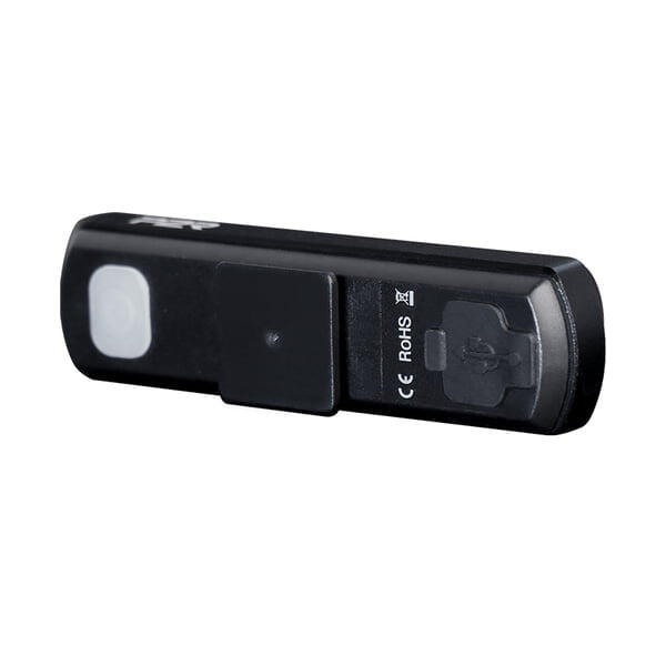 Stop spate bicicleta P2R SIRIO 40 (USB), Negru