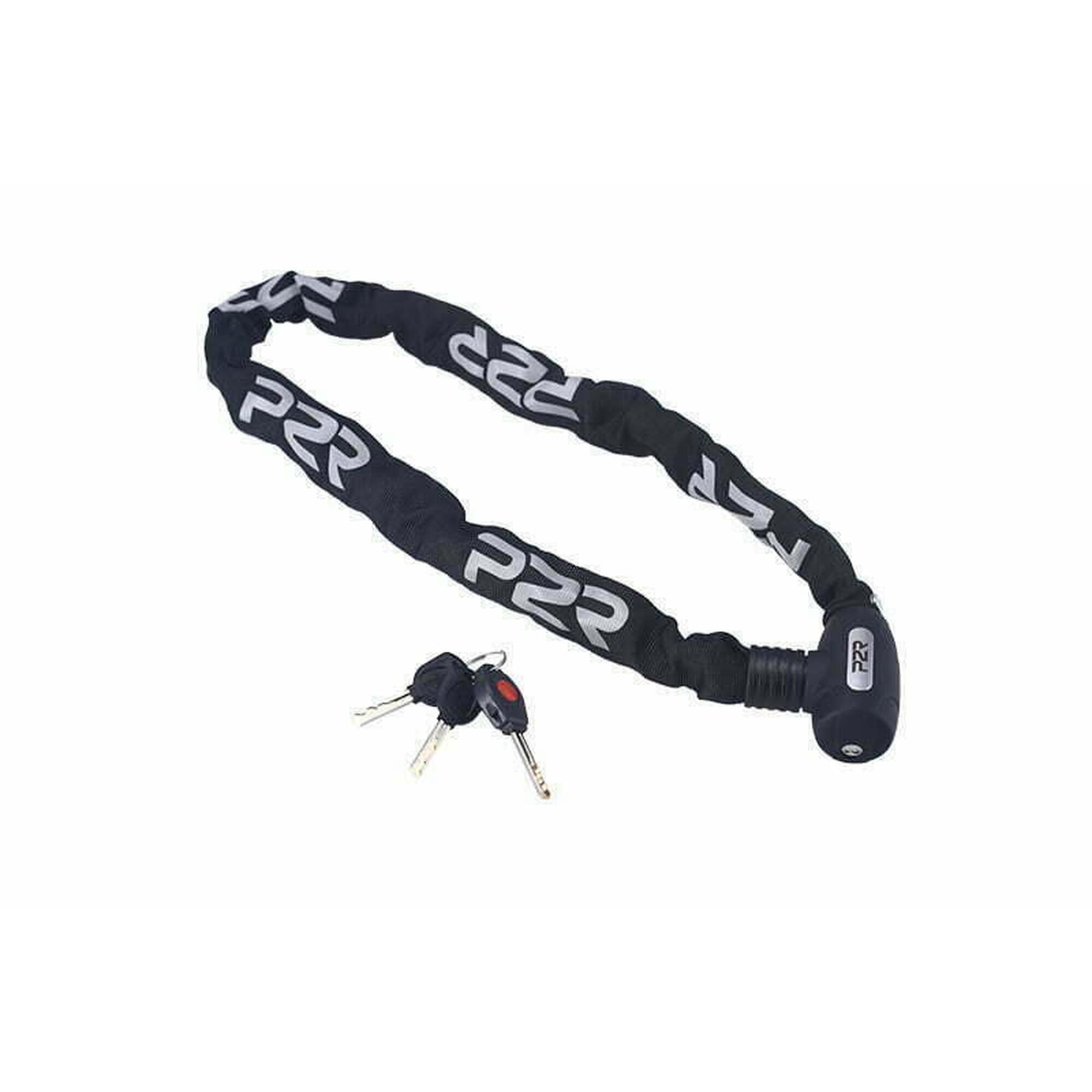 Antifurt Bicicleta lant cu cifru P2R AMBID 6x1000 mm, Negru