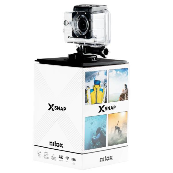 Videocamera sportiva nilox action cam-x snap grandangolo 170°