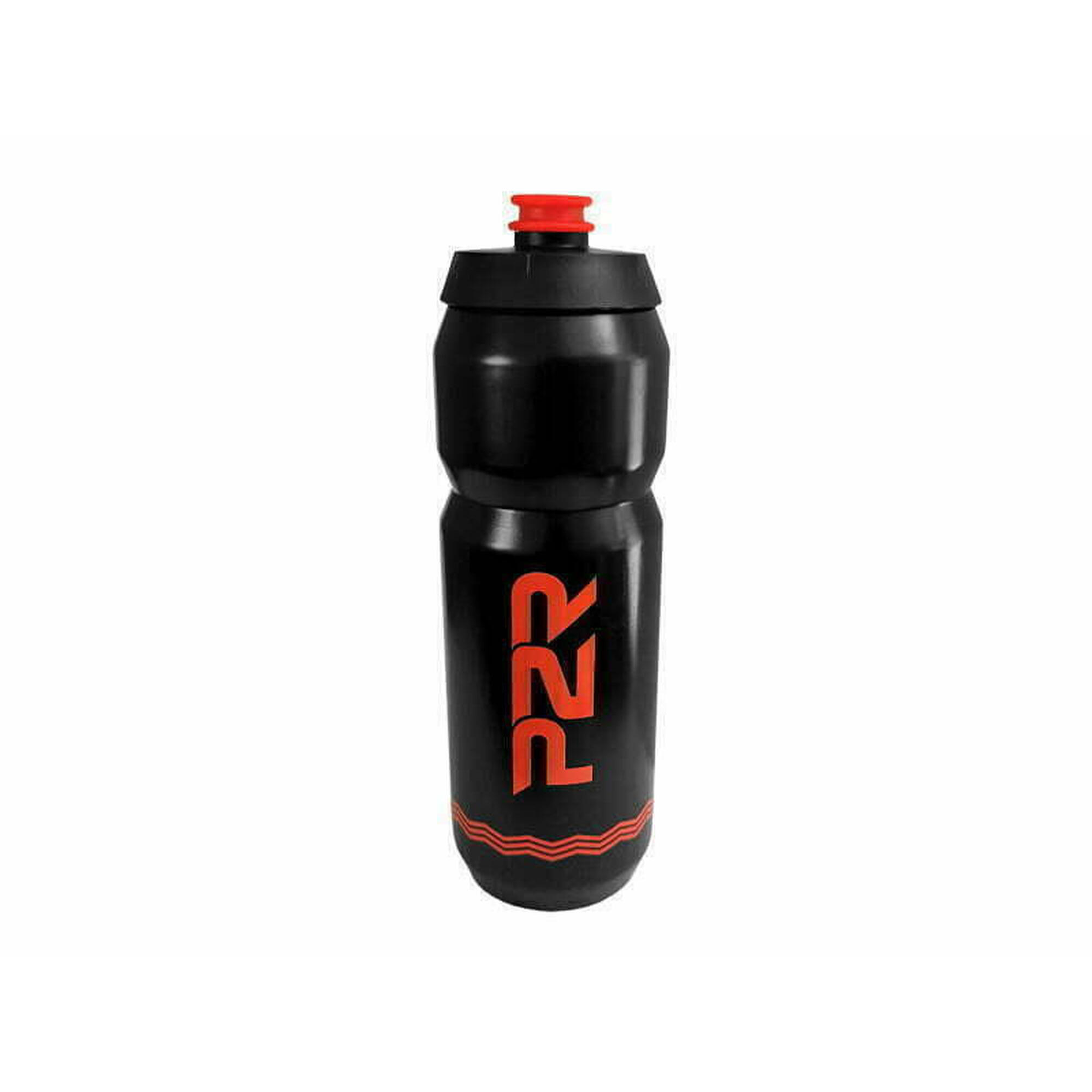 Bidon Apa pentru ciclism P2R Aquila 750 ml, Negru-Rosu