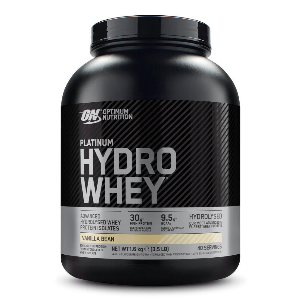 OPTIMUM NUTRITION Siero di latte idrolizzato - Platinum Hydrowhey - Fagioli di Vaniglia 1600g
