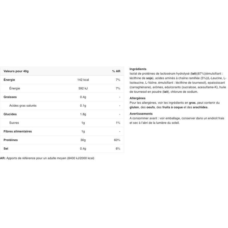 Hydrowhey - Gousse de Vanille