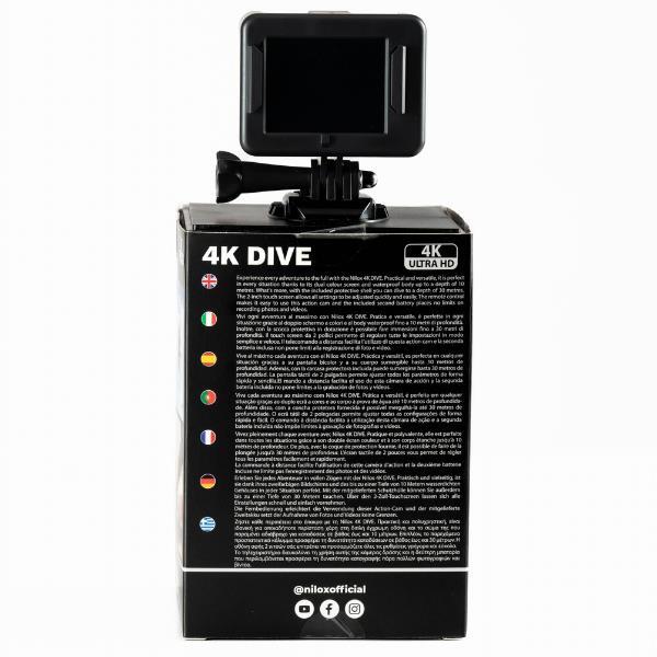 Videocamera sportiva nilox 4k dive