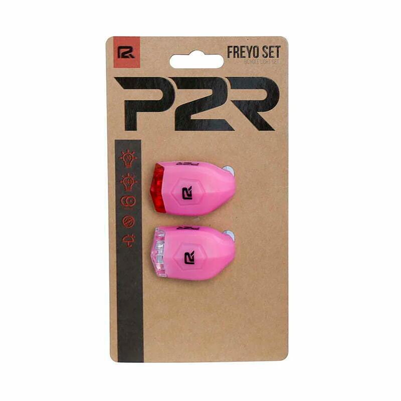 Zestaw lampek rowerowych LED P2R Freyo