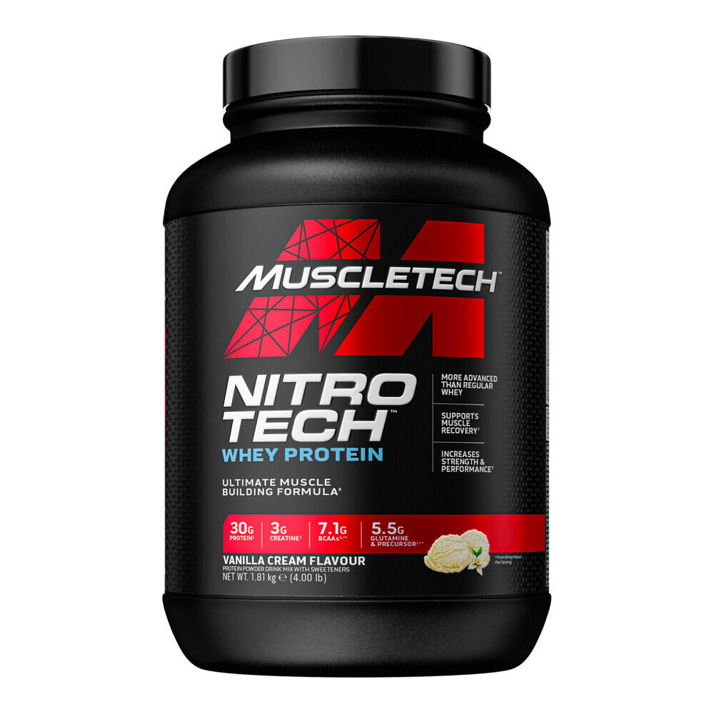 Muscletech - Whey Isolate - Nitro-tech - Crème À La Vanille - Isolat De Whey - Decathlon