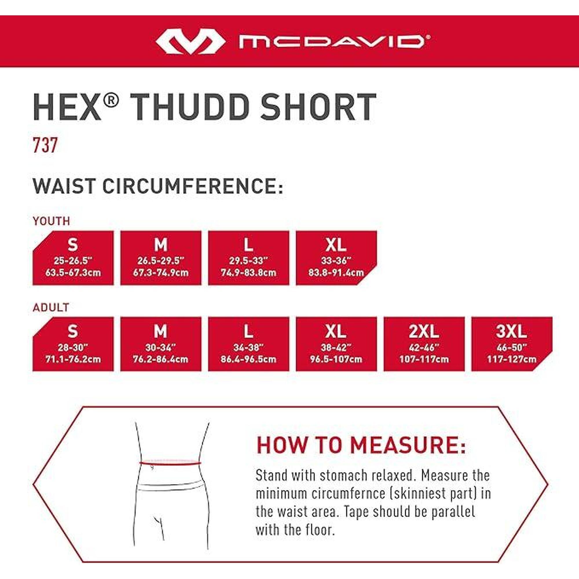 Short McDavid HexTM « Wrap-Around » White