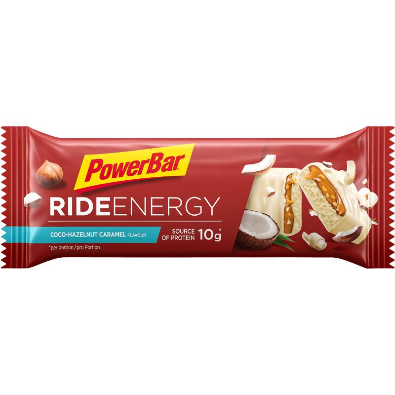 Barritas Energéticas Powerbar Ride Bar Coco Avellana Caramelo