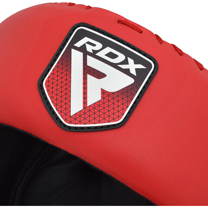 Cască de box RDX APEX cu protecție pentru obraji, roșu, S