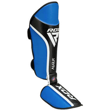 Schienbeinschoner RDX Aura Plus T17 – Blau/Schwarz – L+ 5/7