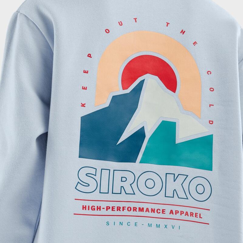 Dames Lifestyle hoodie voor Rise-W SIROKO Blauw