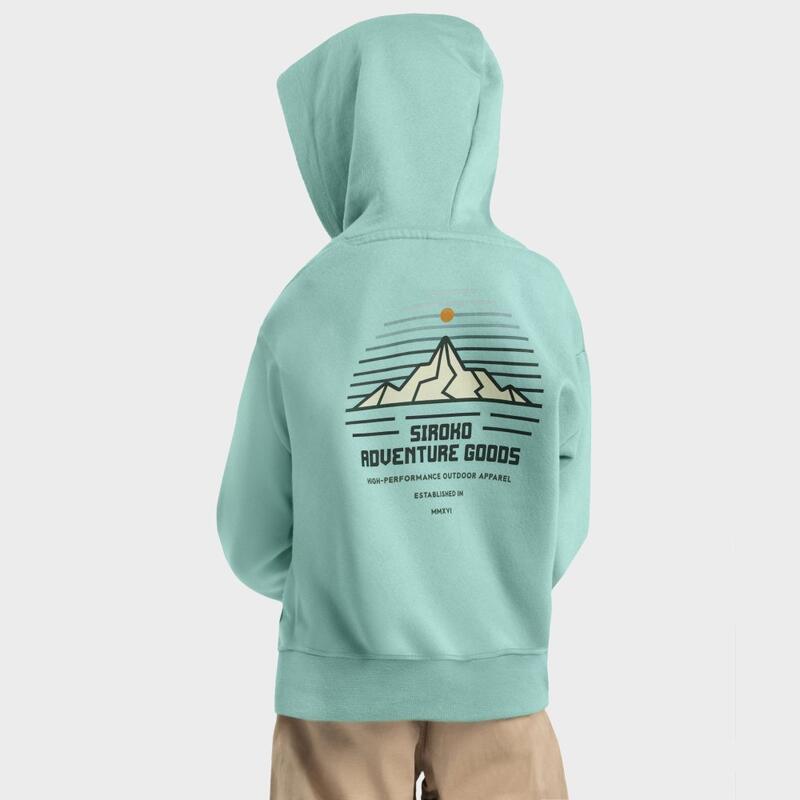 Kinderen Lifestyle Hoodie voor jongens Camp SIROKO Groen