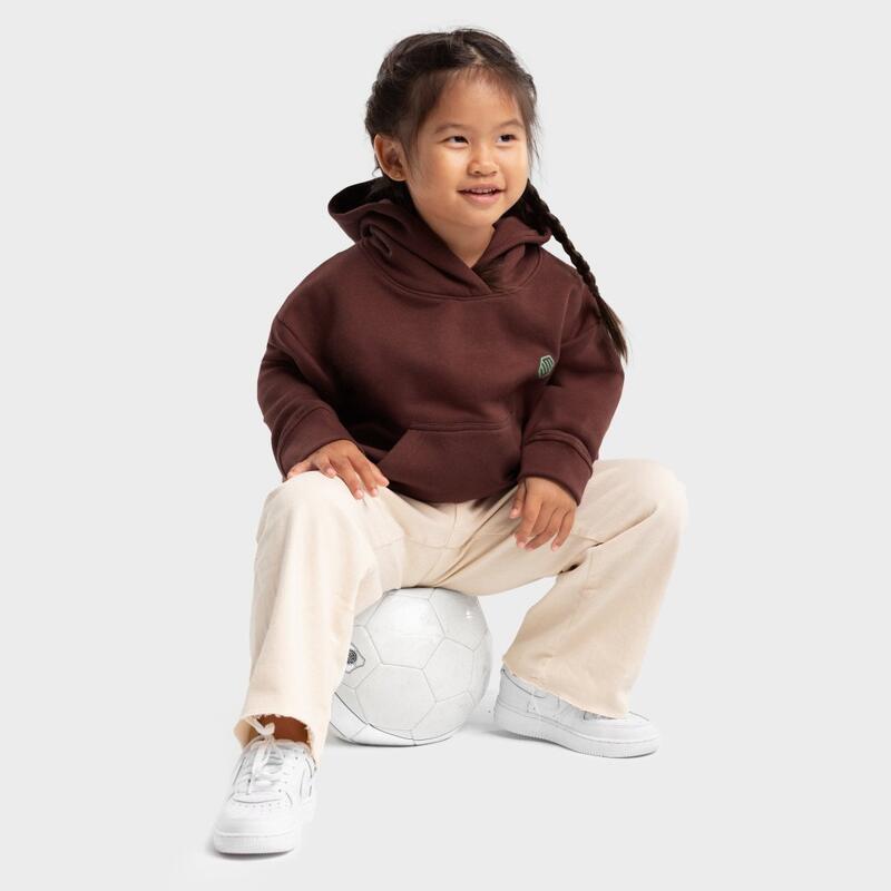 Kinderen Lifestyle Hoodie voor meisjes Crowd-G SIROKO Bruin