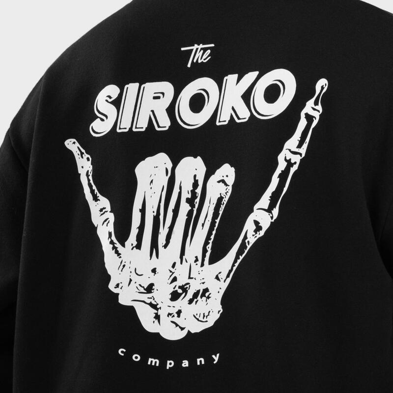 Sudadera con capucha hombre lifestyle Vibes SIROKO Negro