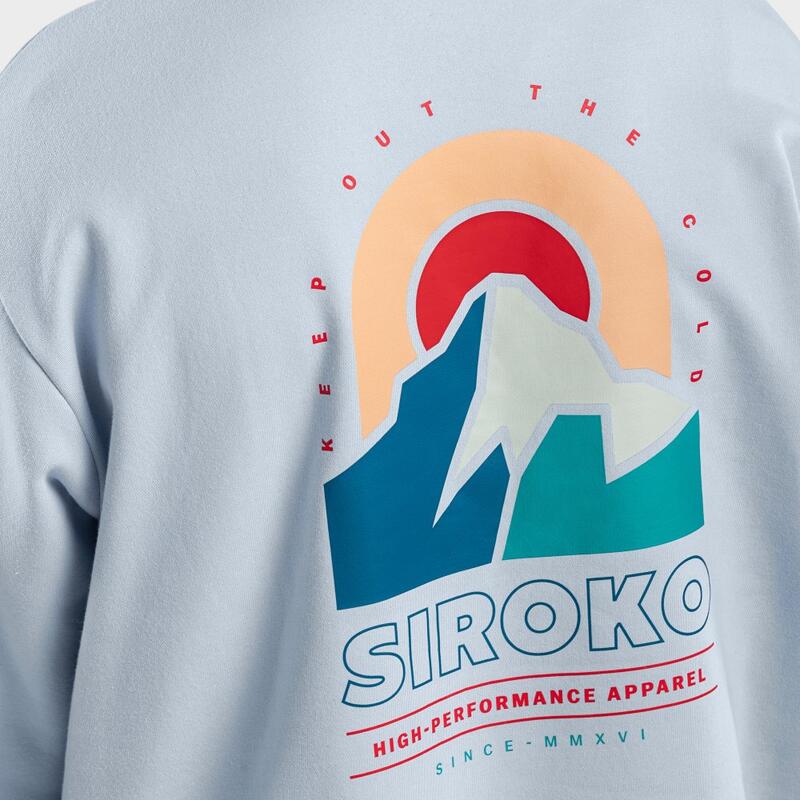 Heren Lifestyle hoodie voor Rise SIROKO Blauw