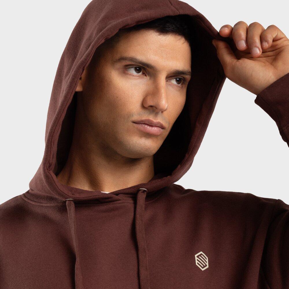 Sudadera marron online hombre