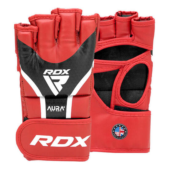RDX Grappling Gloves Aura Plus T-17 Blue/Black-S