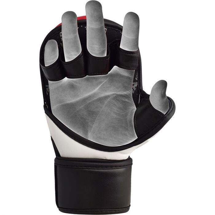 Guantes de agarre T6 MMA - Rojo - S 3/7