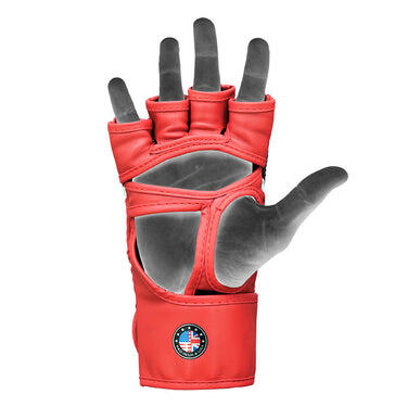 RDX Grappling Gloves Aura Plus T-17 Red/Black-S 3/6