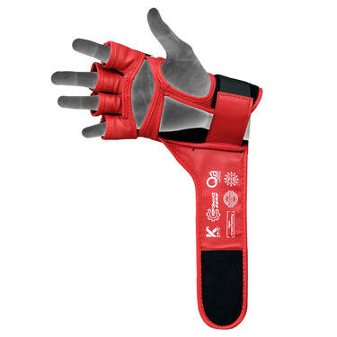 RDX Grappling Gloves Aura Plus T-17 Red/Black-S 2/6