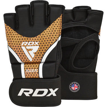 Rdx Sports - Gants De Mma Aura Plus T-17 - Mitaines De Combat - Jaune|noir - 42 M/l - Decathlon