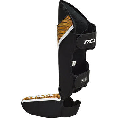 Protège-tibias RDX Aura Plus T17 – Noir/Or – S+ 2/6