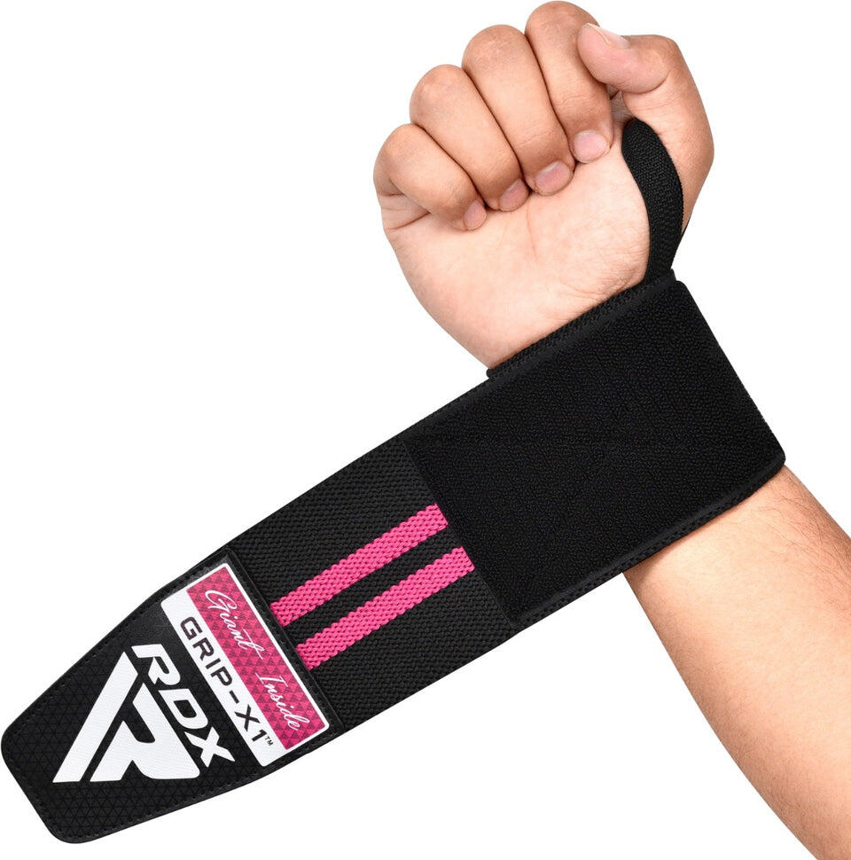Gym Wrist Wrap R11 Black/Pink 2/5