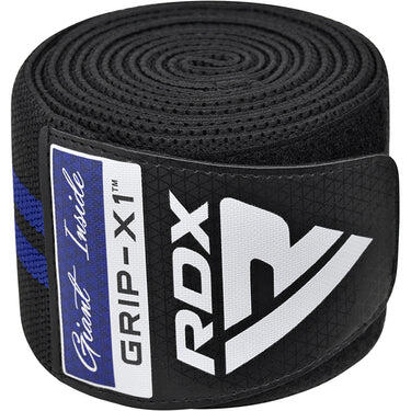 Fase Genunchi Rdx KR11 Gym, Negru/Albastru inchis, uni