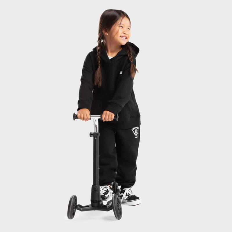 Kinderen Lifestyle Hoodie voor meisjes Flow-G SIROKO Zwart