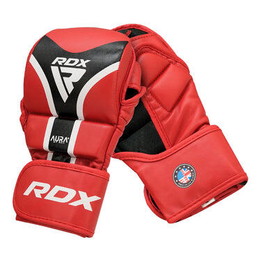 Mănuși grappling RDX Shooter Aura Plus T-17 Roșu XL