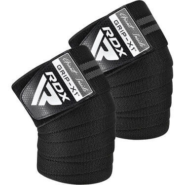 RDX SPORTS Ginocchiera da palestra K11 Nero/Grigio