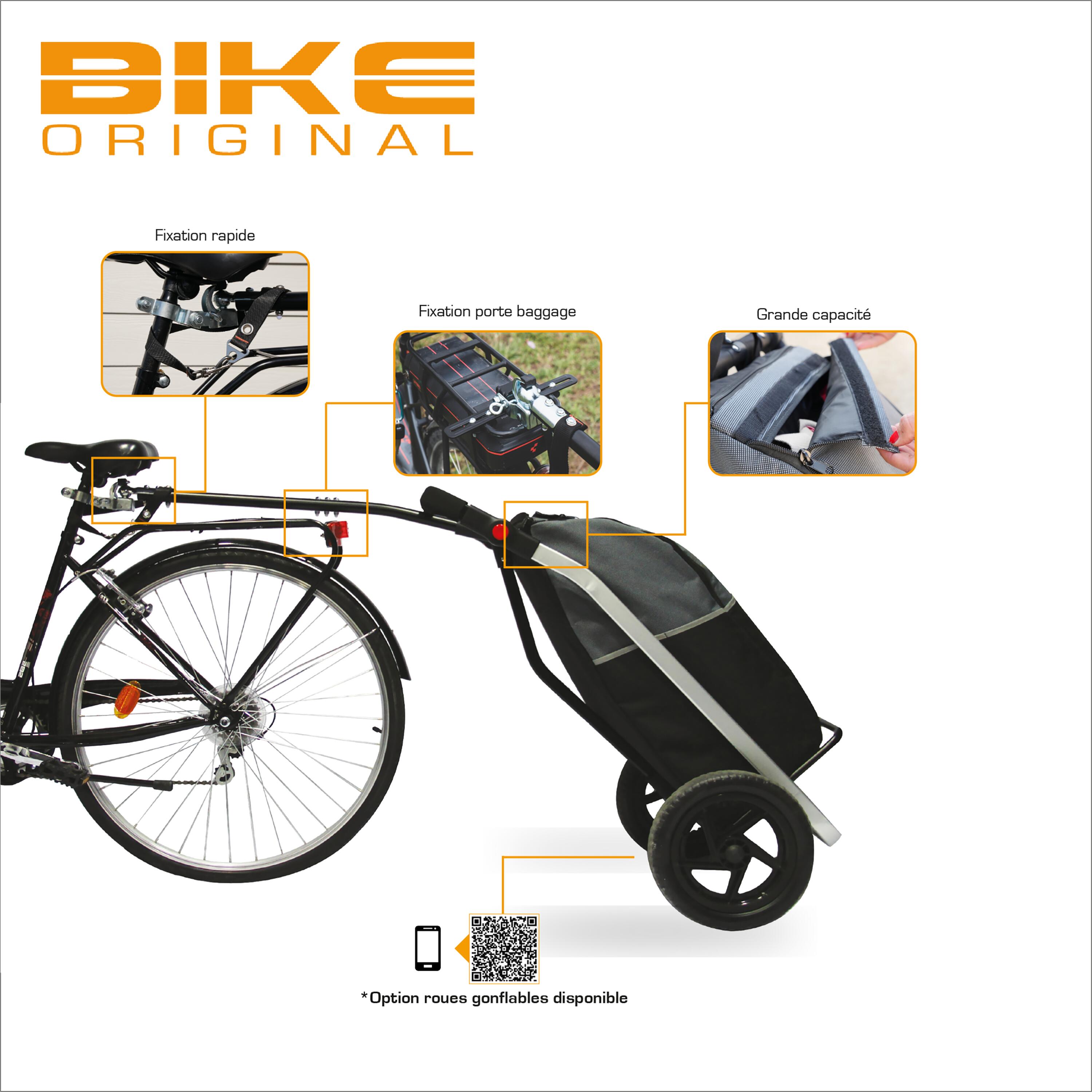 Shopping Trailer BIKE ORIGINAL compatible vélo de ville 7/7