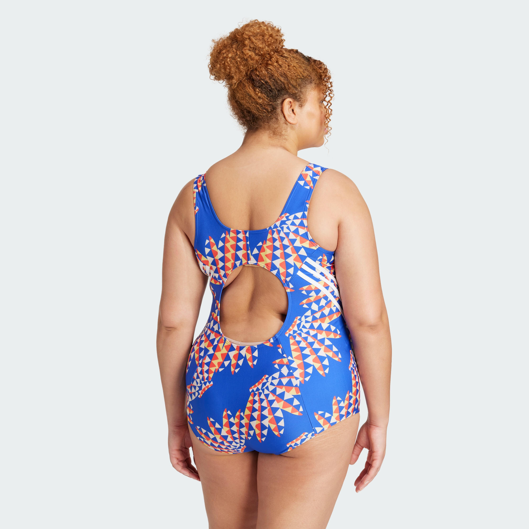 FARM Rio 3-Stripes CLX Swimsuit (Plus Size) 3/5