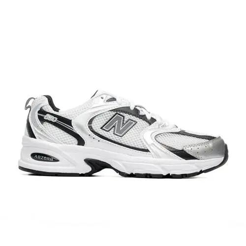 New Balance 530 White Silver Metallic Black