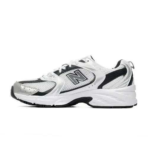 New Balance 530 White Silver Metallic Black 2/5