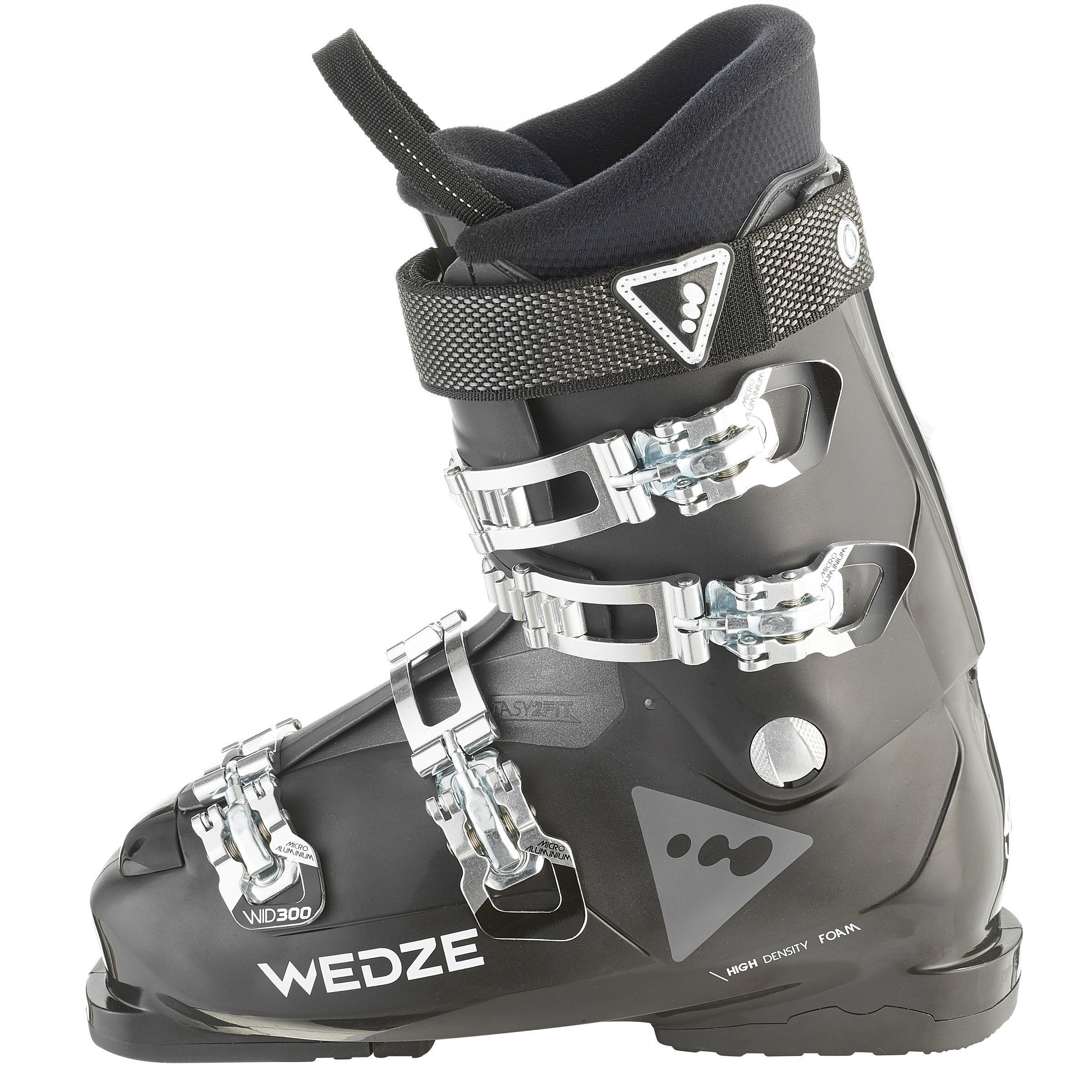 Refurbished Mens Downhill Ski Boots Wid Black B Grade WEDZE Decathlon