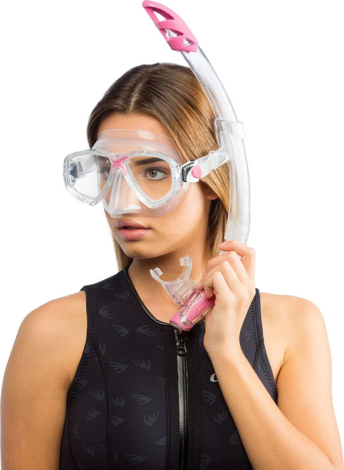 CRESSI Combo Set Marea Vip Trasparente/Blu, Taglia Unica, Unisex 5/7