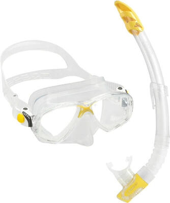 CRESSI Combo Set Marea Vip Trasparente/Giallo. Taglia Unica. Unisex