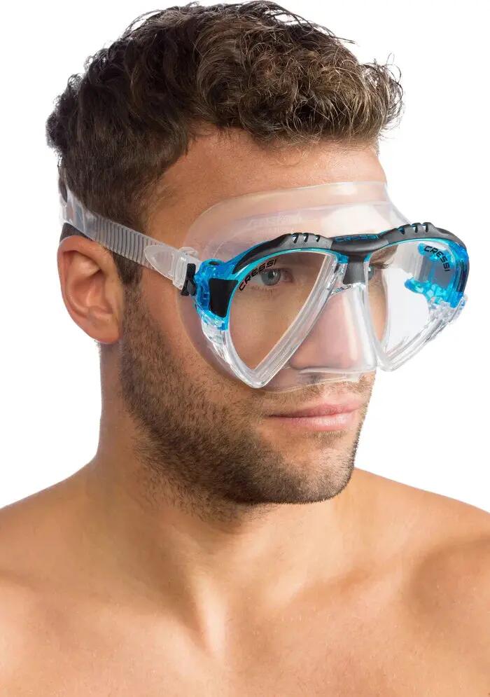 CRESSI Occhialini nuoto Matrix Clear/Black adulti 3/6