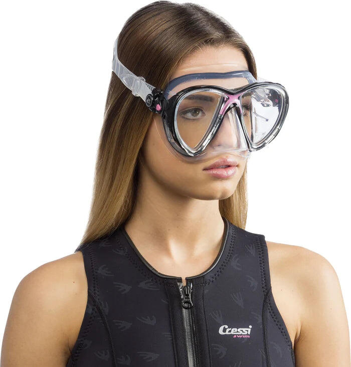 Máscara Cressi Evo Big Eyes Transparente 5/7
