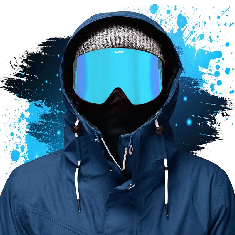 Masque de snow Arctic Ninja adulte unisexe - anti-buée - magnétique VIZER